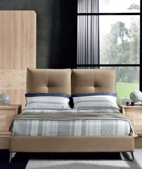 Letto Kira tortora - Eurodesign