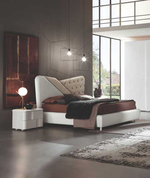 Letto Levante capitonné - Eurodesign