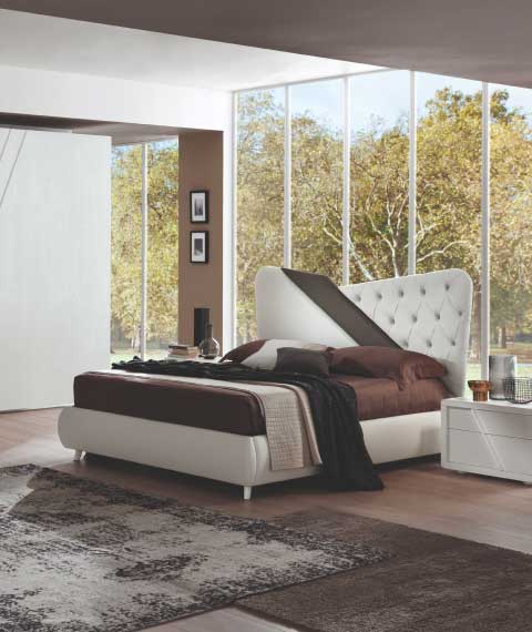 Letto Levante capitonné - Eurodesign