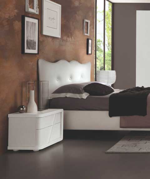Letto Queen 3 bottoni - Eurodesign