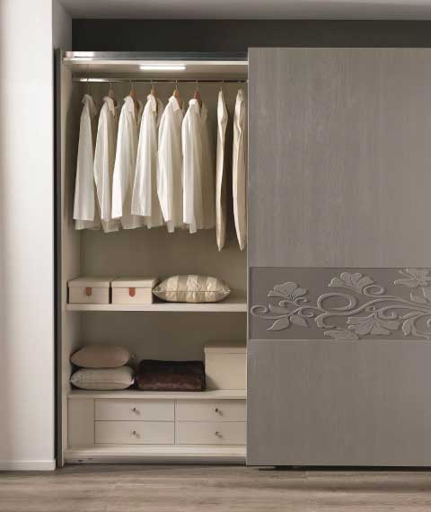Armadio Artemide Frassino Grey ante legno - Eurodesign