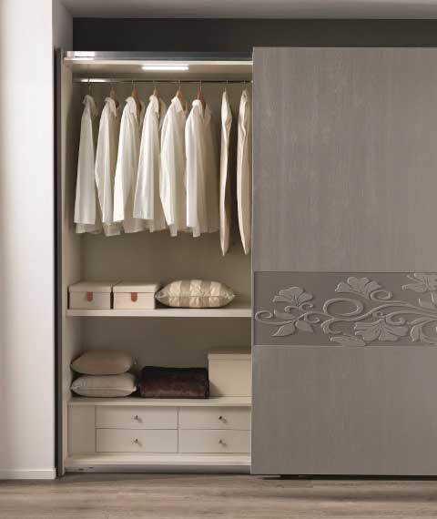 Artemide Frassino Grey - composizione 83 ante legno - Eurodesign