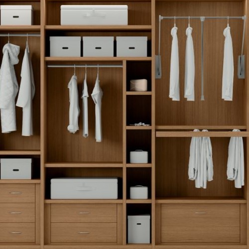 Armadio componibile – incasso con fasce di tamponamento 6 ante - Eurodesign